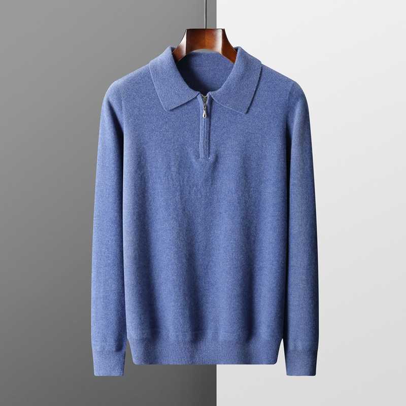 100% Cashmere Half Zip